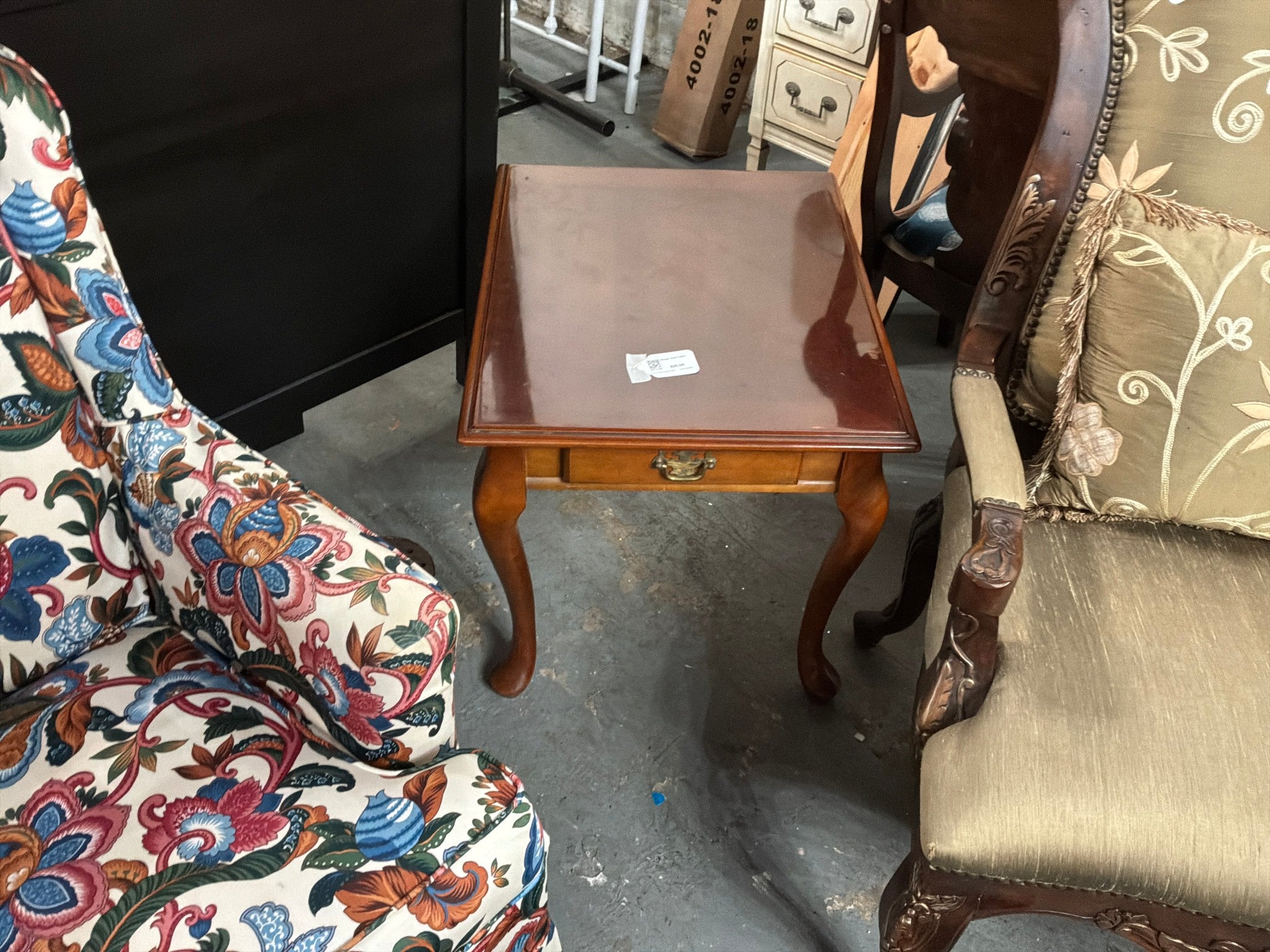Wood End Table